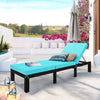 Patio Furniture Outdoor Adjustable PE Rattan Wicker Chaise Lounge Chair Sunbed