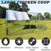 Metal Chicken Coop Poultry Cage for Rabbits and Hens