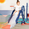 Toddler Slide and Swing Set 6 in 1 Kids Playground Climber Playset