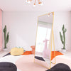 Full Length Mirror Hanging Standing Bedroom Floor Wall-Mounted Mirror