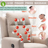 Massage Recliner with 12 Massage Nodes Function-Easy Lounge