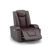 RaDEWAY Power Motion Recliner with USB Charge Port and Cup Holder -PU Lounge chair for Living Room