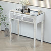 Mirrored Vanity Table Set 1 x Desk & 1 x Stool