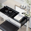 Mirrored Vanity Table Set 1 x Desk & 1 x Stool