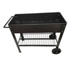 Aveyas Mobile Metal Raised Garden Bed Cart with Legs, Elevated Tall Planter Box with Wheels for Outdoor Indoors House Patio Backyard Vegetables Tomato DIY Herb Grow (Black)
