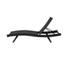 Outdoor Long Reclining PE Rattan Chaise (Set of 2)