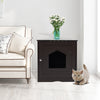 Wooden Cat Litter Box Enclosure, Best Decorative Cat House Side Table