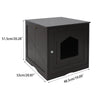 Wooden Cat Litter Box Enclosure, Best Decorative Cat House Side Table