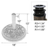 Outdoor Umbrella Base Patio Umbrella Stand Garden Heavy Duty Resin