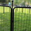 Dog Playpen Puppy Playpen for Medium Small Dogs Outdoor Pet Playpen 16 Panels Exercise Pen 32 inch Metal Indoor Dog Fence 2 Doors