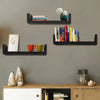 Set of 3 Floating Display Shelves Ledge Bookshelf Wall Mount Storage Home Décor
