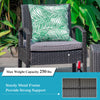 Wicker Outdoor  PE Rattan Bistro Coffee Table Set for Balcony