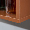 RaDEWAY 5 Layer Wooden Wall-mounted Storage Cabinet with Adjustable Door