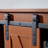 RaDEWAY 5 Layer Wooden Wall-mounted Storage Cabinet with Adjustable Door