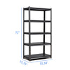 5 Tier Metal Shelving Unit for Garage Basement Kitchen Pantry Closet
