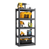 5 Tier Metal Shelving Unit for Garage Basement Kitchen Pantry Closet