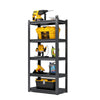 5 Tier Metal Shelving Unit for Garage Basement Kitchen Pantry Closet