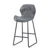 RaDEWAY Round Bar Stool Set with Backrest