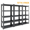 5 Tier Metal Shelving Unit for Garage Basement Kitchen Pantry Closet