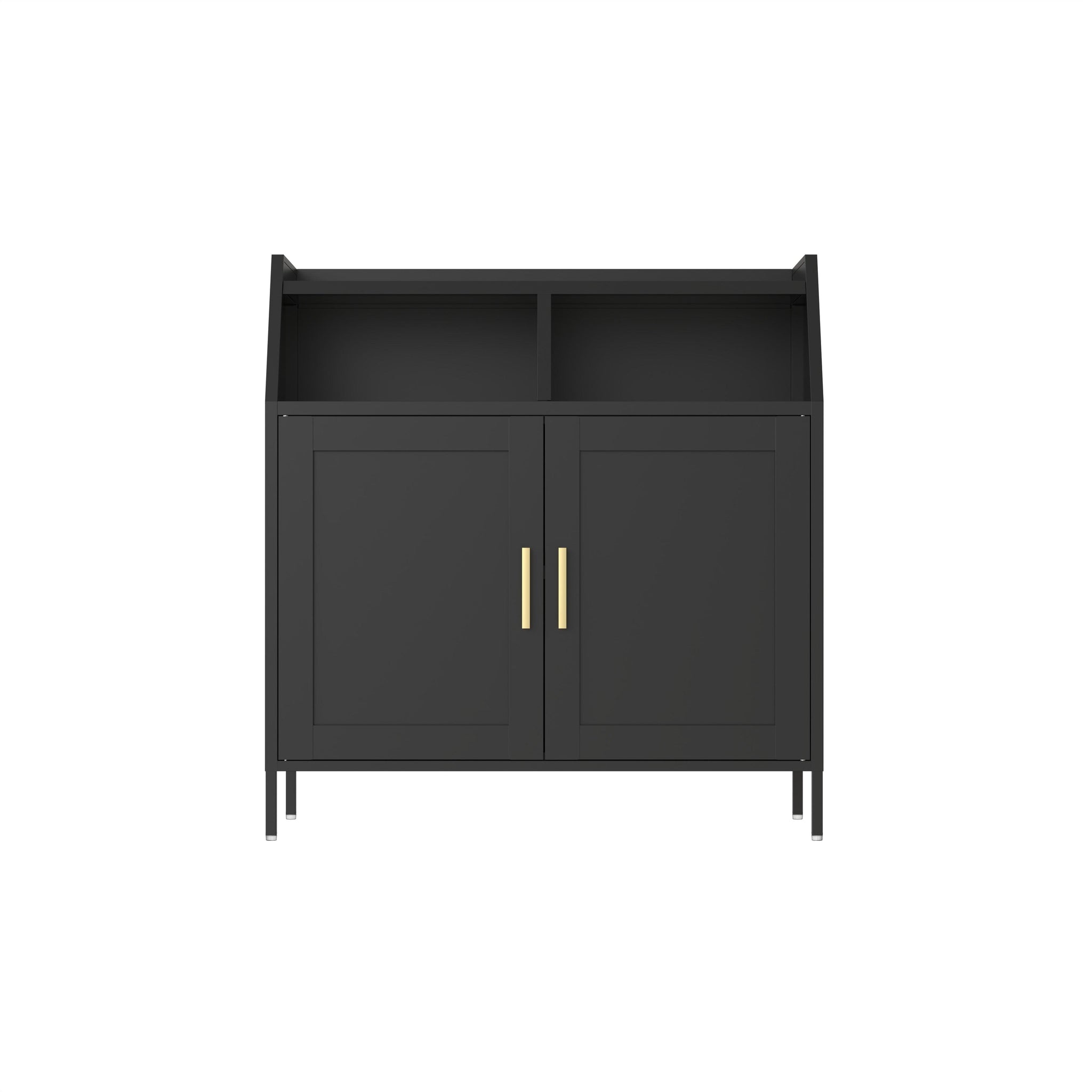 Metal Buffet Sideboard Cabinet with Storage and Doors