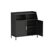 Metal Buffet Sideboard Cabinet with Storage and Doors