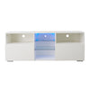 Modern Minimalist TV Cabinet Living Room with 20 colors LED Lights,TV Stand Entertainment Center  Modern High-Gloss LED TV Cabinet, Simpleness Creative Furniture TV Cabinet