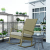 RaDEWAY Garden rocking chair Rattan chair