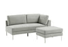 RaDEWAY Leisure Armrest Right Suede Sofa