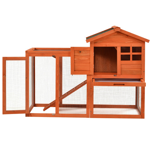 Wooden Pet House Rabbit Bunny Wood Hutch House Dog House Chicken Coops Chicken Cages Rabbit Cage
