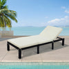 Patio Furniture Outdoor Adjustable PE Rattan Wicker Chaise Lounge Chair Sunbed