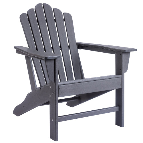 Weather Resistant Outdoor Adirondack Chair for Garden Backyard