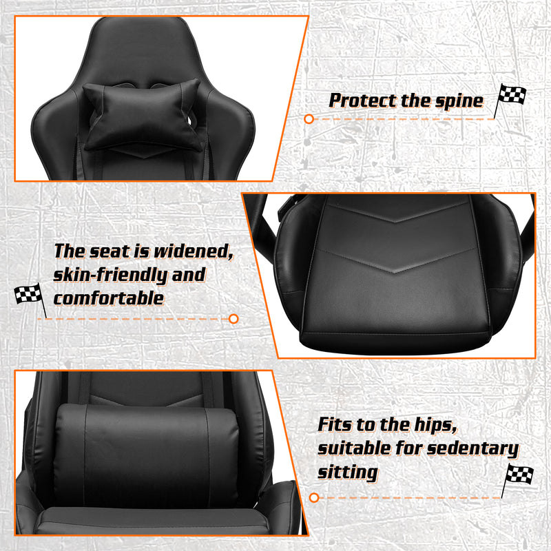 Gaming Chair Racing Office Computer Ergonomic Video Game Chair Backrest and Seat - Image 11