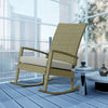 RaDEWAY Garden rocking chair Rattan chair