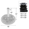 Outdoor Umbrella Base Patio Umbrella Stand Garden Heavy Duty Resin