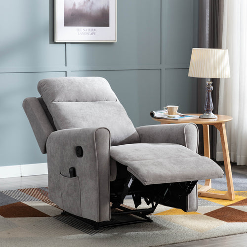 Massage Recliner with 12 Massage Nodes Function-Easy Lounge, Reclining Lounge Ch - Image 5