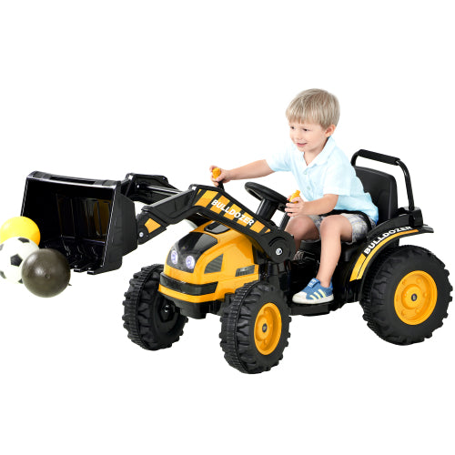 Toy Construction Vehicle for Kids Bulldozer Toddler Ride On Toy