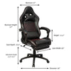 RaDEWAY Gaming Office Chairs 155 Degree Reclining Computer Chair Comfortable Executive Computer Seating Racer Recliner