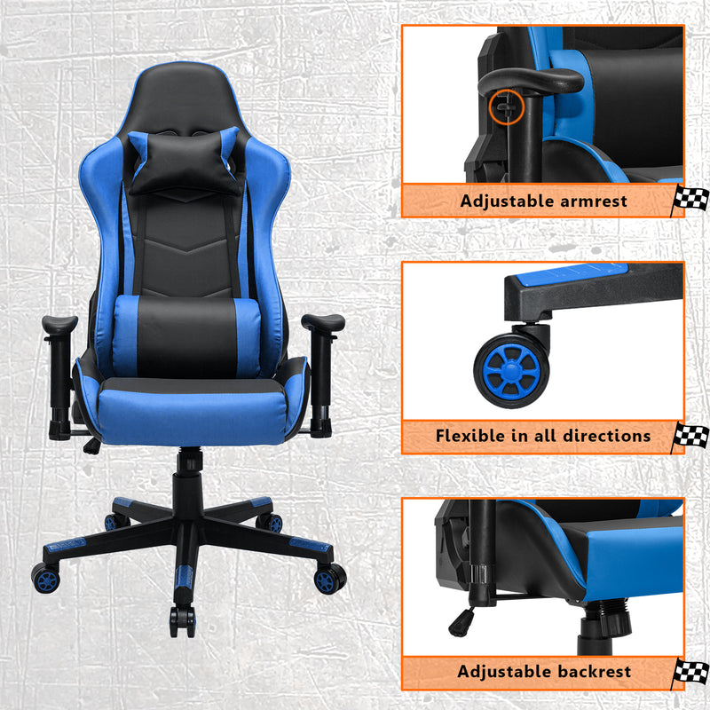 Gaming Chair Racing Office Computer Ergonomic Video Game Chair Backrest and Seat - Image 12