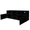 Modern Minimalist TV Cabinet Living Room with 20 colors LED Lights,TV Stand Entertainment Center  Modern High-Gloss LED TV Cabinet, Simpleness Creative Furniture TV Cabinet