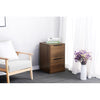 WOOD FILE CABINET 2 DRAWERS VERTICAL FILLING CABINET FOR LETTER UNDER DESK FOR HOME OFFICE