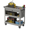 RaDEWAY 3 Tiers Tooling Box Truck on Wheels with Drawer
