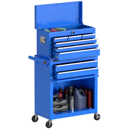 Large Capacity Rolling Toolbox with 8 Drawers, Tool Chest on Wheels - RaDEWAY