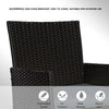 Patio Furniture Set 3 Pieces Outdoor Rattan Chair