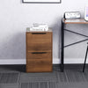 WOOD FILE CABINET 2 DRAWERS VERTICAL FILLING CABINET FOR LETTER UNDER DESK FOR HOME OFFICE