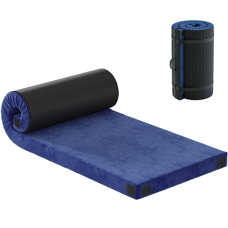 Memory Portable Roll up Sleeping Mat with Storage Bag - Side View