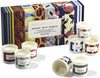 Cocorrina Strong Scented Candle Set of 8:Fruity,Floral,Citrus,Woody,Oriental,Aquatic ,Spicy,Green Scented Aromatherapy Soy Wax Candle Gift Set