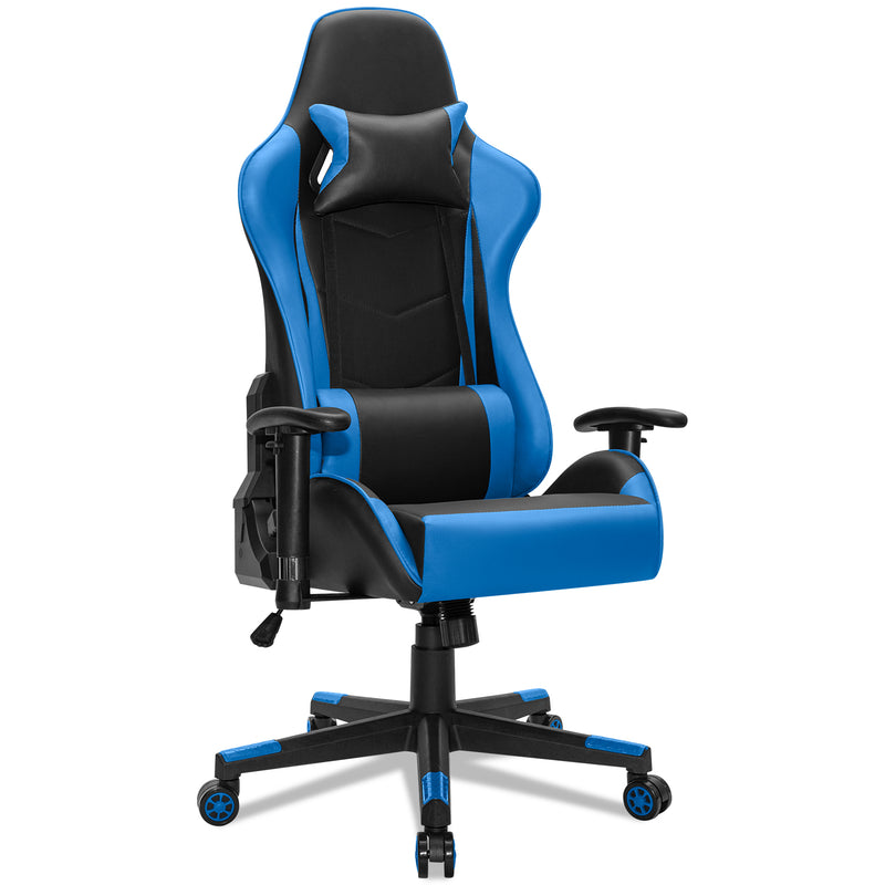 Gaming Chair Racing Office Computer Ergonomic Video Game Chair Backrest and Seat - Detail View