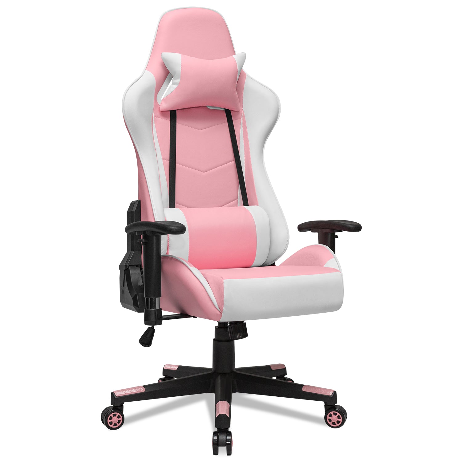 RaDEWAY Gaming Chair Racing Office Computer Ergonomic Video Game Chair Backrest and Seat Height Adjustable Swivel Recliner with Headrest and Lumbar Pillow Esports Chair