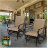 Swing Glider Chair Outdoor Furniture Fabric Glider Rocker Chair