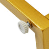 RaDEWAY console table, Marble aboards panel, metal legs, Rectangle 41.73" L , White